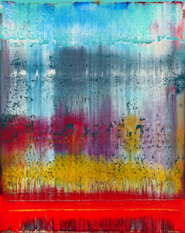 Картина под названием "Bright abstraction…" - Shamanov Vadim, Подлинное произведение искусства, Масло