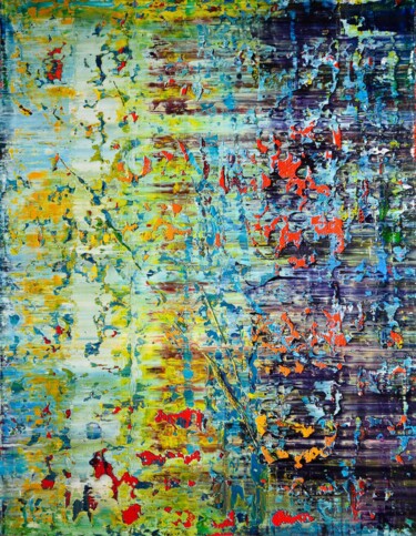 Shining abstraction 2 Painting titled "Shining abstraction…" by Shamanov Vadim, Original Art, Oil