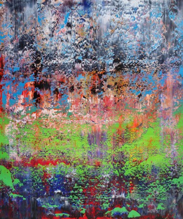 Pittura intitolato "Abstract painting 2…" da Shamanov Vadim, Opera d'arte originale, Olio Montato su Telaio per barella in l…