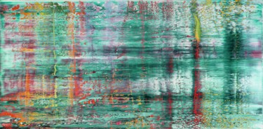Pittura intitolato "Abstract Painting 3…" da Shamanov Vadim, Opera d'arte originale, Olio Montato su Telaio per barella in l…