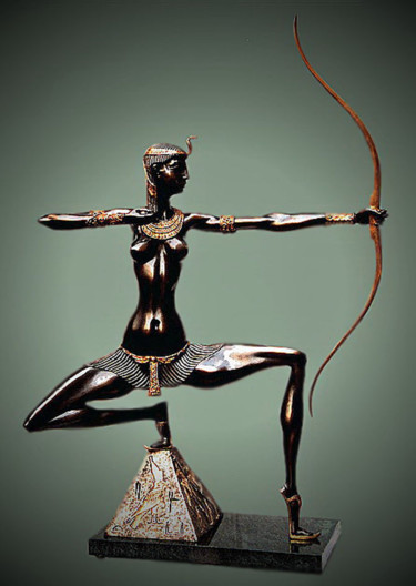 Скульптура под названием ""Egyptian"" - Shanaro, Подлинное произведение искусства