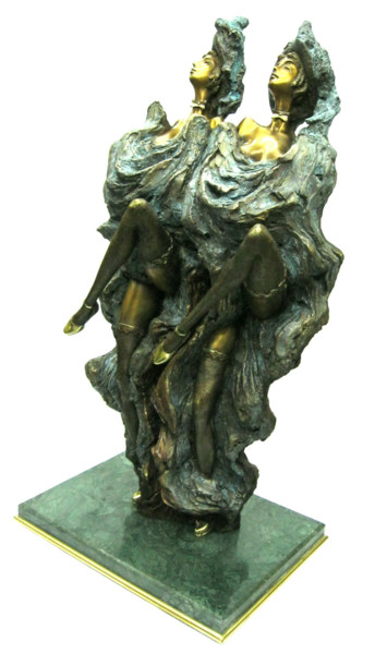 Sculptuur getiteld "Can- Can" door Shanaro, Origineel Kunstwerk, Metalen