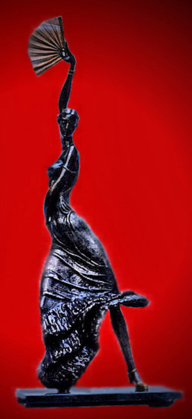 Sculpture intitulée "flamenco" par Shanaro, Œuvre d'art originale, Métaux