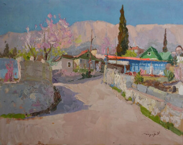 Painting titled "In Crimea" by Alexander Shandor, Original Artwork, Oil