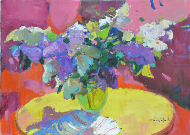 Pintura titulada "Vigorous flowering" por Alexander Shandor, Obra de arte original, Oleo Montado en Bastidor de camilla de m…