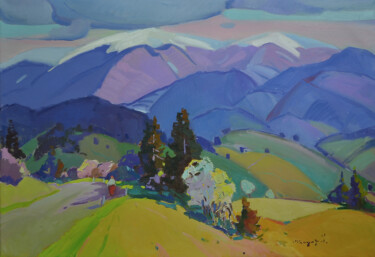 Painting titled "Spring is on the Pa…" by Alexander Shandor, Original Artwork, Oil