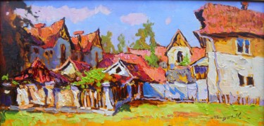 Pintura titulada "Khust (Czech town!)" por Alexander Shandor, Obra de arte original