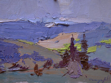 Картина под названием "Etude 65 _ Oil on C…" - Alexander Shandor, Подлинное произведение искусства, Масло Установлен на Дере…