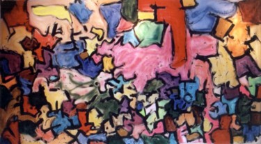 Painting titled "MY STORY PUZZLE" by Richard Lazzara, Original Artwork