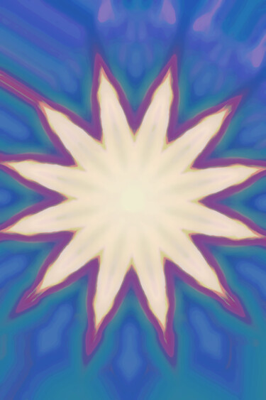 Digital Arts titled "Shining sunny star" by Shanny Ask Lasasa, Original Artwork, Digital Painting