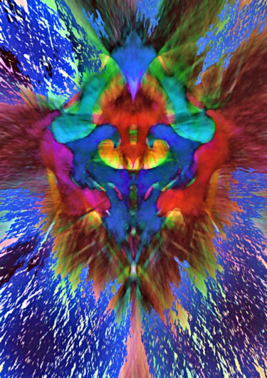 Цифровое искусство под названием "Psychedelic Dream" - Shanny Ask Lasasa, Подлинное произведение искусства, Цифровая живопись