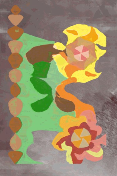 Digital Arts titled "Harmony to abstract…" by Shanny Ask Lasasa, Original Artwork, Digital Painting