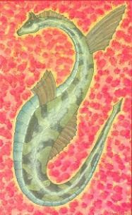 Peinture intitulée "Dragon" par Shantidas, Œuvre d'art originale