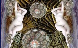 Arts numériques intitulée "Nu gothique" par Shantidas, Œuvre d'art originale