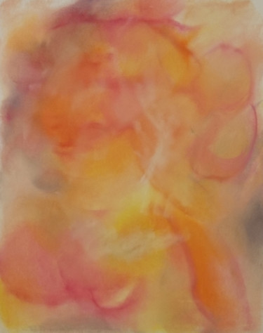 Dessin intitulée "Caresses d'ange 8" par Shanty, Œuvre d'art originale, Pastel