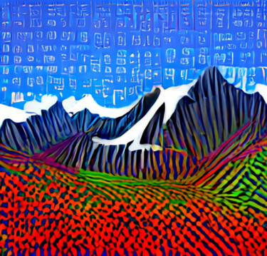 "Mountain Landscape" başlıklı Dijital Sanat Shar'S Art tarafından, Orijinal sanat, Dijital Resim