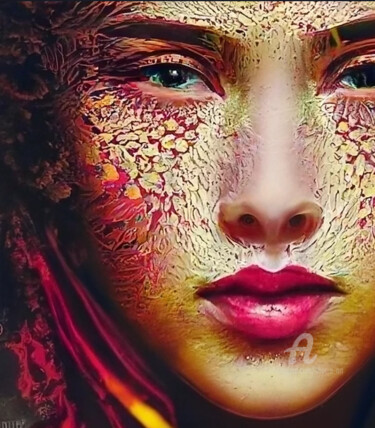 Arts numériques intitulée "My Other Face  Port…" par Shar'S Art, Œuvre d'art originale, Image générée par l'IA