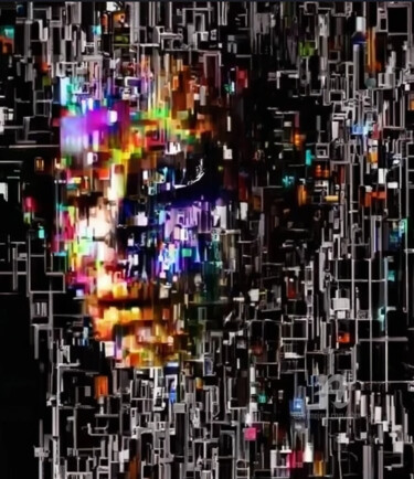 Digital Arts titled "In Too Deep .. A Gl…" by Shar'S Art, Original Artwork, AI generated image