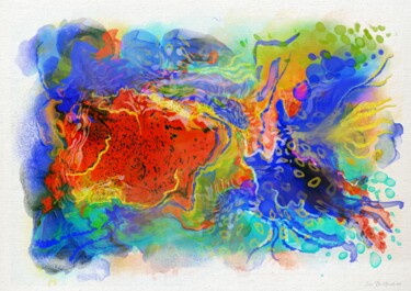Digitale Kunst mit dem Titel "No named abstract a…" von Svein Ove Hareide, Original-Kunstwerk, Digitale Malerei
