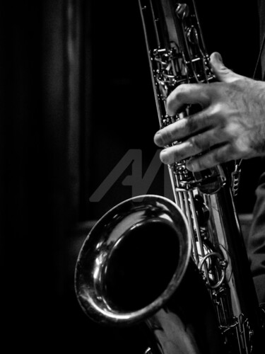 Saxophone-5 Photography titled "Saxophone-5" by Sharlie Evans, Original Art, Digital Photography