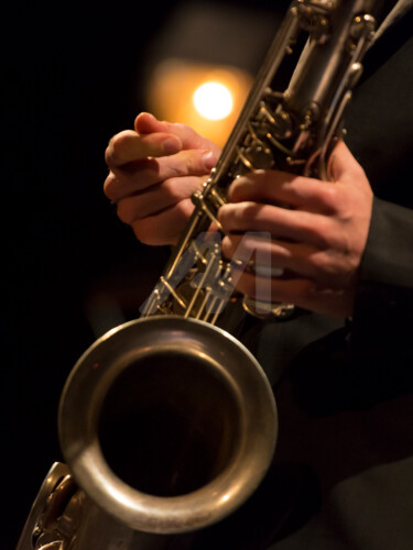 Photographie intitulée "Saxophone-9" par Sharlie Evans, Œuvre d'art originale, Photographie numérique