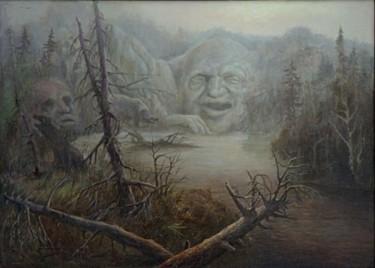 Картина под названием "Духи  леса" - Геннадий Шаройкин, Подлинное произведение искусства