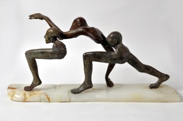 Sculpture intitulée "FISSILE" par Sharzhy, Œuvre d'art originale, Métaux