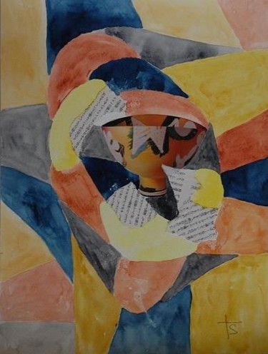 Peinture intitulée "SANS TITRE" par Martine Seegmann, Œuvre d'art originale, Aquarelle