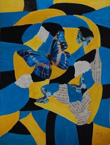 Peinture intitulée "SANS TITRE" par Martine Seegmann, Œuvre d'art originale, Gouache
