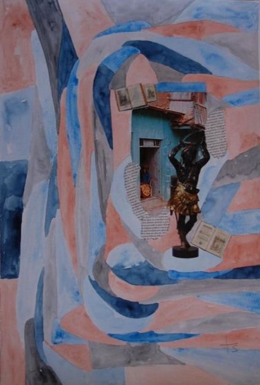 Peinture intitulée "SANS TITRE" par Martine Seegmann, Œuvre d'art originale, Aquarelle