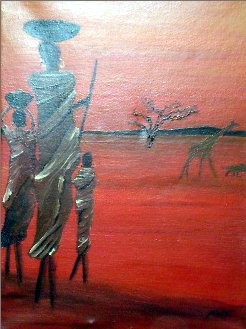 Painting titled "The chase" by Shearart.Blogspot, Original Artwork