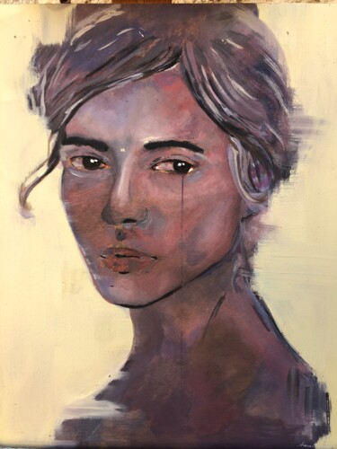 Malerei mit dem Titel "Femme" von Sheeraltane, Original-Kunstwerk, Öl