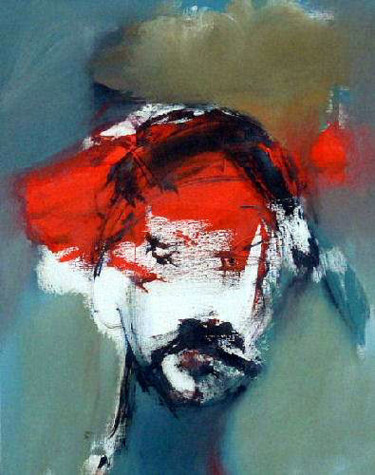 Painting titled "z.t" by Shefqet Avdush Emini, Original Artwork