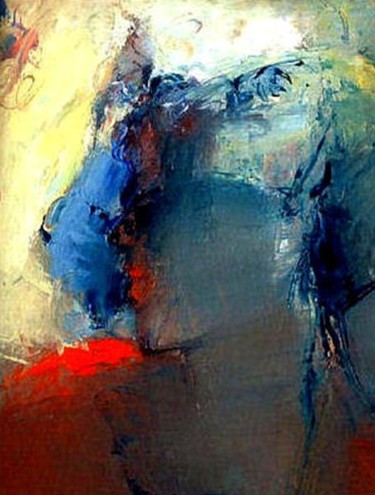 Painting titled "z.t" by Shefqet Avdush Emini, Original Artwork