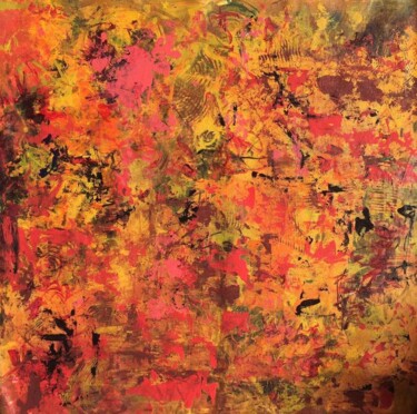 Pittura intitolato "autumn" da Shelja_arts Shelja Garg, Opera d'arte originale, Acrilico