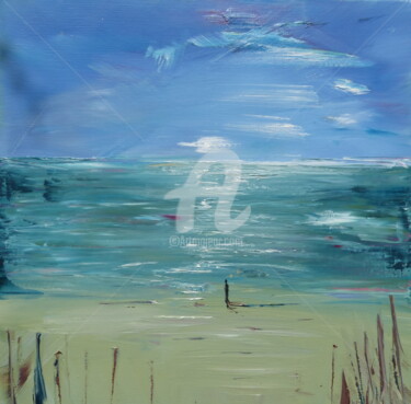 Painting titled "Des nouveaux horizo…" by Shelleigh Ocio, Original Artwork, Oil
