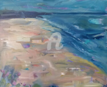Painting titled "Horizon" by Shelleigh Ocio, Original Artwork, Oil