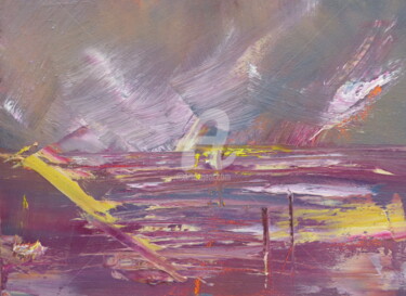 Peinture intitulée "La mer rouge" par Shelleigh Ocio, Œuvre d'art originale, Huile