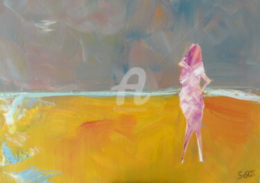 Peinture intitulée "Horizons 2" par Shelleigh Ocio, Œuvre d'art originale, Huile