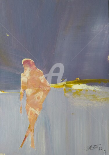 Peinture intitulée "Looking Back" par Shelleigh Ocio, Œuvre d'art originale, Huile