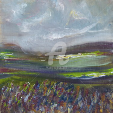 Картина под названием "Nuages" - Shelleigh Ocio, Подлинное произведение искусства, Масло