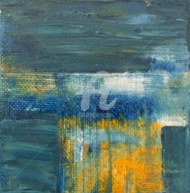 Peinture intitulée "abstract sea nights" par Shelleigh Ocio, Œuvre d'art originale, Huile