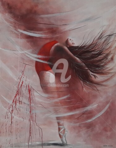 Peinture intitulée "la-danseuse.jpg" par Shena Ajuelos, Œuvre d'art originale
