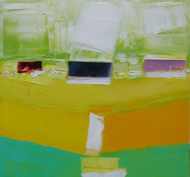 Perfect Place 4 Painting titled "Perfect Place 4" by Andria Shengelia, Original Art, Oil