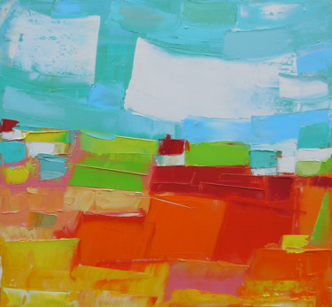 Perfect Place 5 Painting titled "Perfect Place 5" by Andria Shengelia, Original Art, Oil