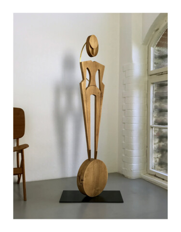 Sculptuur getiteld "Futura" door Sheraya_berlin, Origineel Kunstwerk, Hout