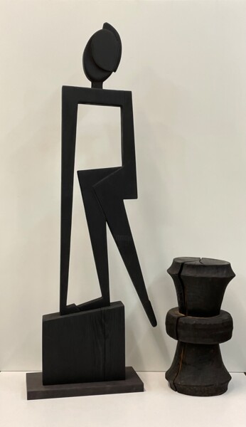 雕塑 标题为“"HAVE A SEAT" Lady…” 由Sheraya_berlin, 原创艺术品, 木