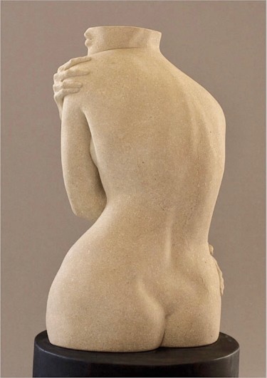「Embrace」というタイトルの彫刻 Sherry Tiptonによって, オリジナルのアートワーク, ストーン