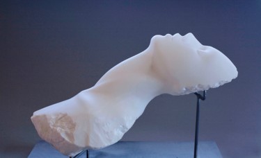 Sculpture titled "Surrender" by Sherry Tipton, Original Artwork, Stone