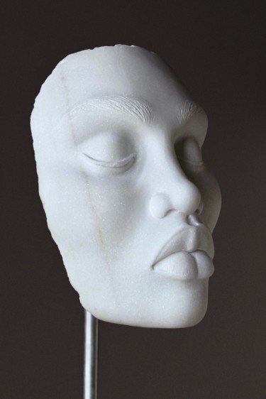 Sculpture titled "Dreamer" by Sherry Tipton, Original Artwork, Stone